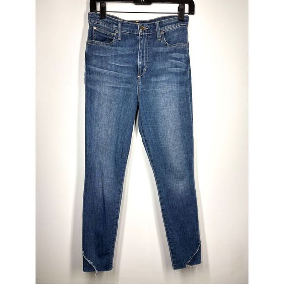 Joe’s Jeans The Charlie Skinny Ankle Distressed High Rise Raw Hem Women 27 - Picture 1 of 5